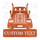 Semi Truck Monogram V3