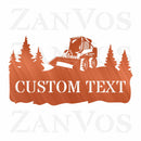 Skid Steer Tree Monogram