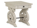 Bronwyn - Rectangular End Table - Alabaster
