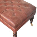 Buffalo - Ottoman With Castor Legs by HouseOfZazla