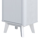 Tall Bathroom Storage Cabinet With Adjustable Shelves And 1 Drawer & Door