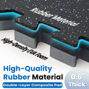 0.6 Inch Thick Gym Floor Mats
