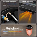 Smart Toilet with Bidet Built-in, Heated Seat, Warm Water & Remote Control by HouseOfZazla