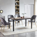 Dining Chairs With Metal Legs And Hollow Back Upholstered Dining Chairs by Unique Piece Furniture