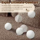 Modern Floor Sleeper Sofa Bed With 2 Pillows, Convertible Twin Size Folding Mattress For Living Room