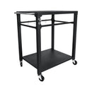 2-Tier Outdoor Grill Cart with Stainless Steel Top