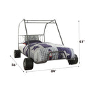 Xander - Twin Go Kart Bed - Gunmetal by HouseOfZazla