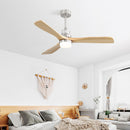 Indoor Ceiling Fan With Dimmable LED Light, 6 Speed Remote ControlLED DC Motor, Reversible Blades by Unique Piece Furniture