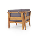 Aston 4 Piece Sofa Set - Dark Gray by HouseOfZazla