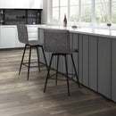 Swivel Counter Stool - Gray by Unique Piece Furniture