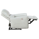Dove Upholstered Power Recliner Chair With Smooth Power Recline And USB Charging - Gray by HouseOfZazla