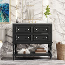 Bathroom Vanity Cabinet With Undermount Sink, 4 Drawer Set
