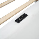 Platform Bed With Guardrail And Charging Station by HouseOfZazla