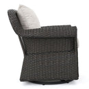Amaya Outdoor Swivel Rocker Chair with Water Resistant Cushions by HouseOfZazla