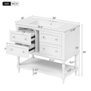 Bathroom Vanity Cabinet With Undermount Sink - 4 Drawer Set by HouseOfZazla