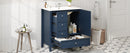 30" Bathroom Vanity with Sink, One Cabinet and Three Drawers