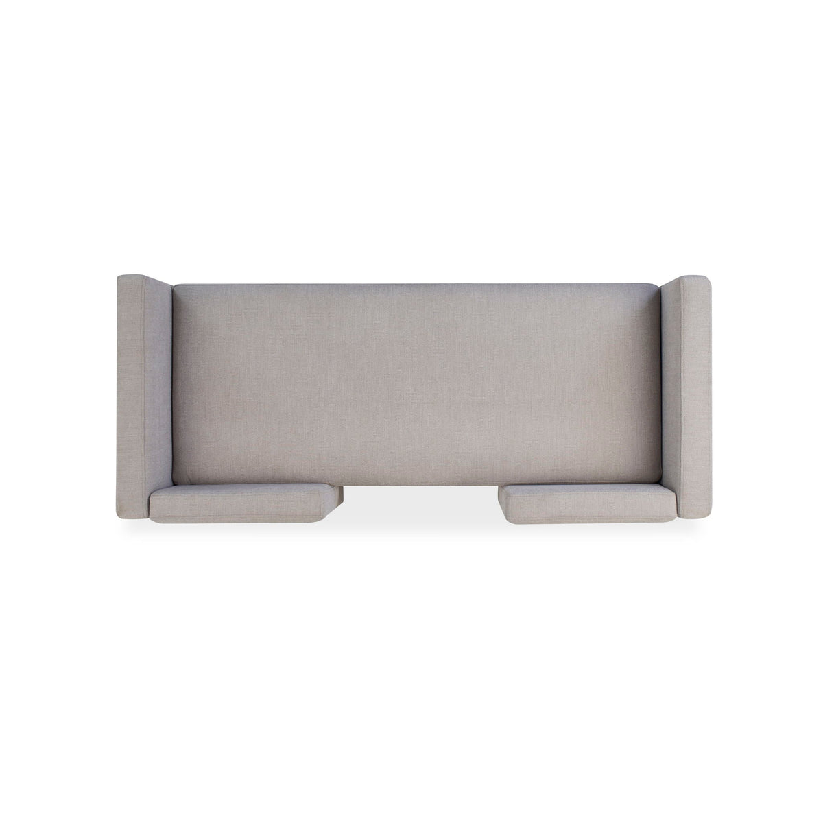 Upholstered Ottoman With 2 Bolster Pillows For Living Room - Gray, photo 8 of 13