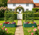2-in-1 Raised Garden Bed with Trellis - 59" Tall Arch Planter by HouseOfZazla