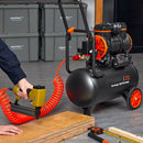 Air Compressor 6.3 Gallon 1450W 3.35 CFM@ 90PSI with Max. 116PSI Pressure by HouseOfZazla