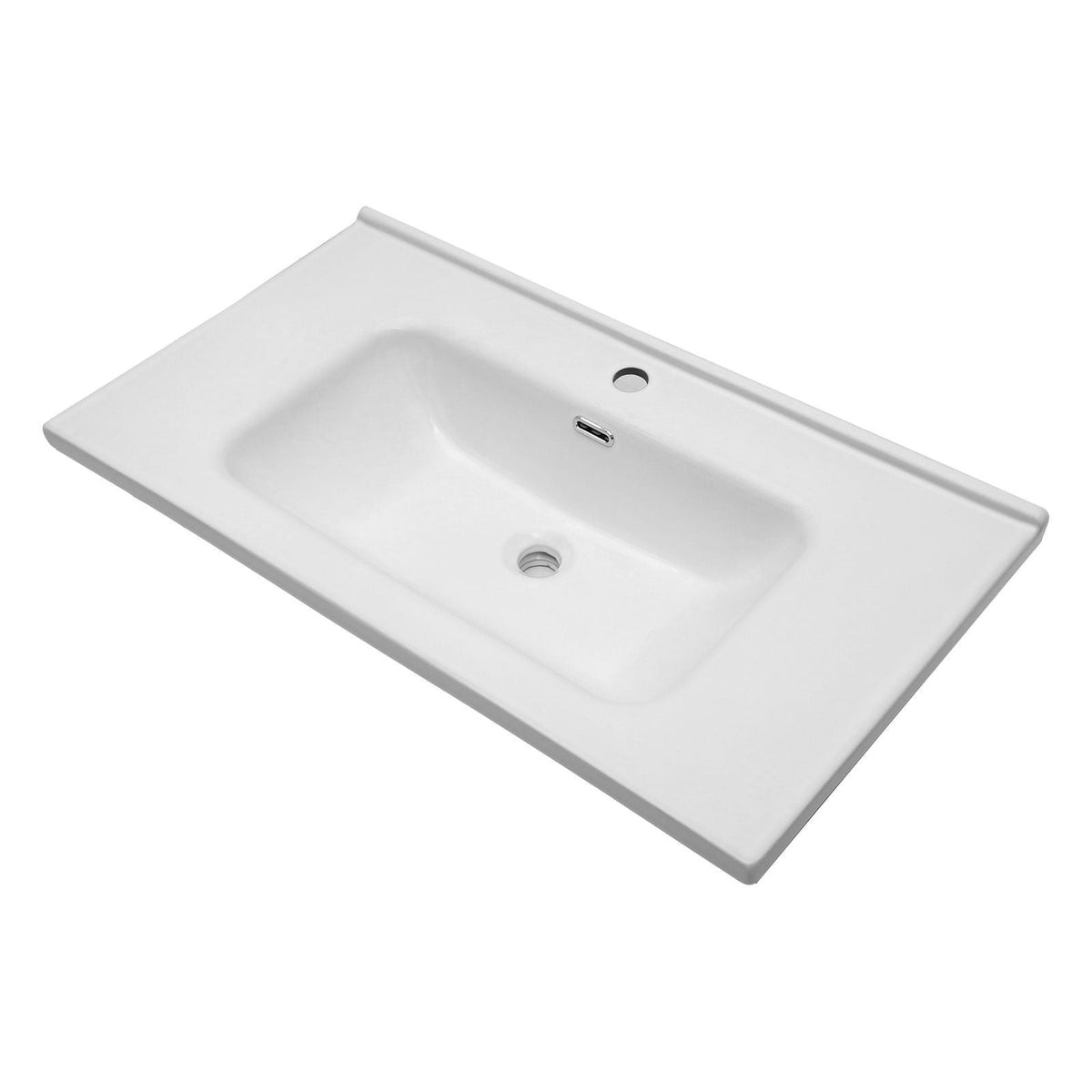 Modern Rectangular Vanity Top With Overflow For Bathroom, photo 14 of 19