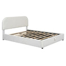 Upholstered Platform Bed With Hydraulic Storage System by HouseOfZazla