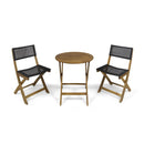 Ever Outdoor Dining Set with Dining Table and 2 Chairs by HouseOfZazla
