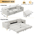 3-In-1 Convertible Sleeper Sofa by HouseOfZazla