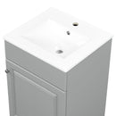 Bathroom Vanity With Sink, Cabinet With Adjustable Shelf by HouseOfZazla
