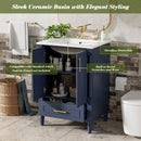 Bathroom Vanity With Ornate French Cylinder Legs, Soft Close Drawer by HouseOfZazla