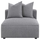 Amherst - Modular Sectional With Cushions - Gray by HouseOfZazla
