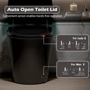 Smart Toilet with Bidet Built-in, Heated Seat, Warm Water & Remote Control by HouseOfZazla