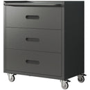 Heavy Duty Metal Storage Cabinet With Wheels 3 Drawer Tool Cabinet For Garage, Office, And Home Organizer Solutions by HouseOfZazla