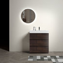 Alice - Bathroom Vanity With Large Storage Freestanding Bathroom Vanity, Sink For Modern Bathroom, One-Piece Sink Basin Without Drain And Faucet by HouseOfZazla