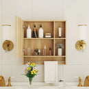 Bathroom Mirror Medicine Cabinet Wall Mounted With Shelves by HouseOfZazla