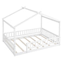 Bed House Bed Frame With Fence by HouseOfZazla