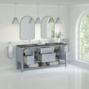 James Martin Breckenridge 72" Double Bathroom Vanity, Serenity Blue