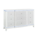 Adalid - 5 Pieces Bedroom Set With LED Lights And Glittered Detailing by HouseOfZazla