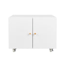 Office Furniture Copier Cabinet 2 Door Steel Copier Stand Mobile Pedestal File Printer Stand by HouseOfZazla