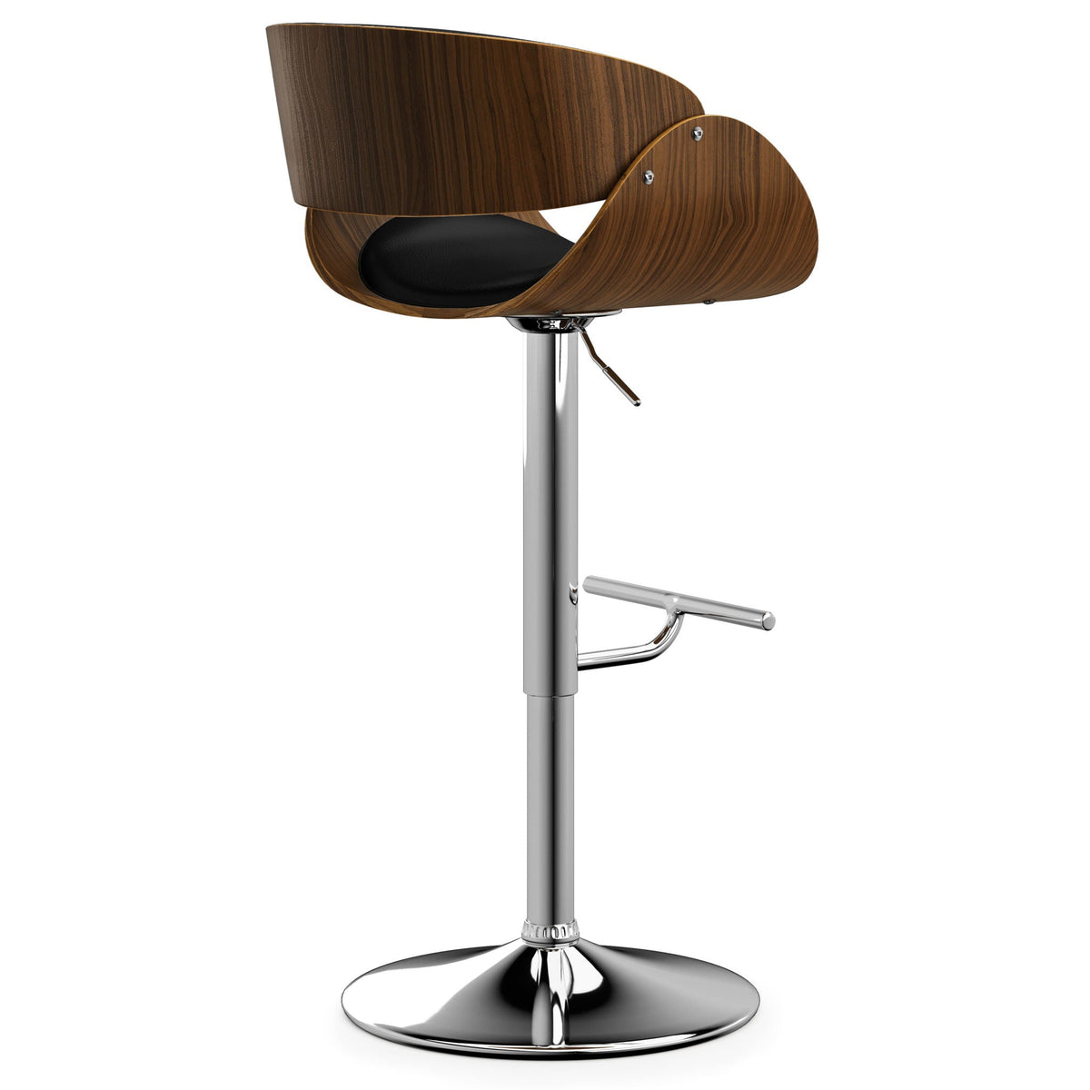 Amery - Mid Century Modern Adjustable Swivel Bar Stool, photo 28 of 36