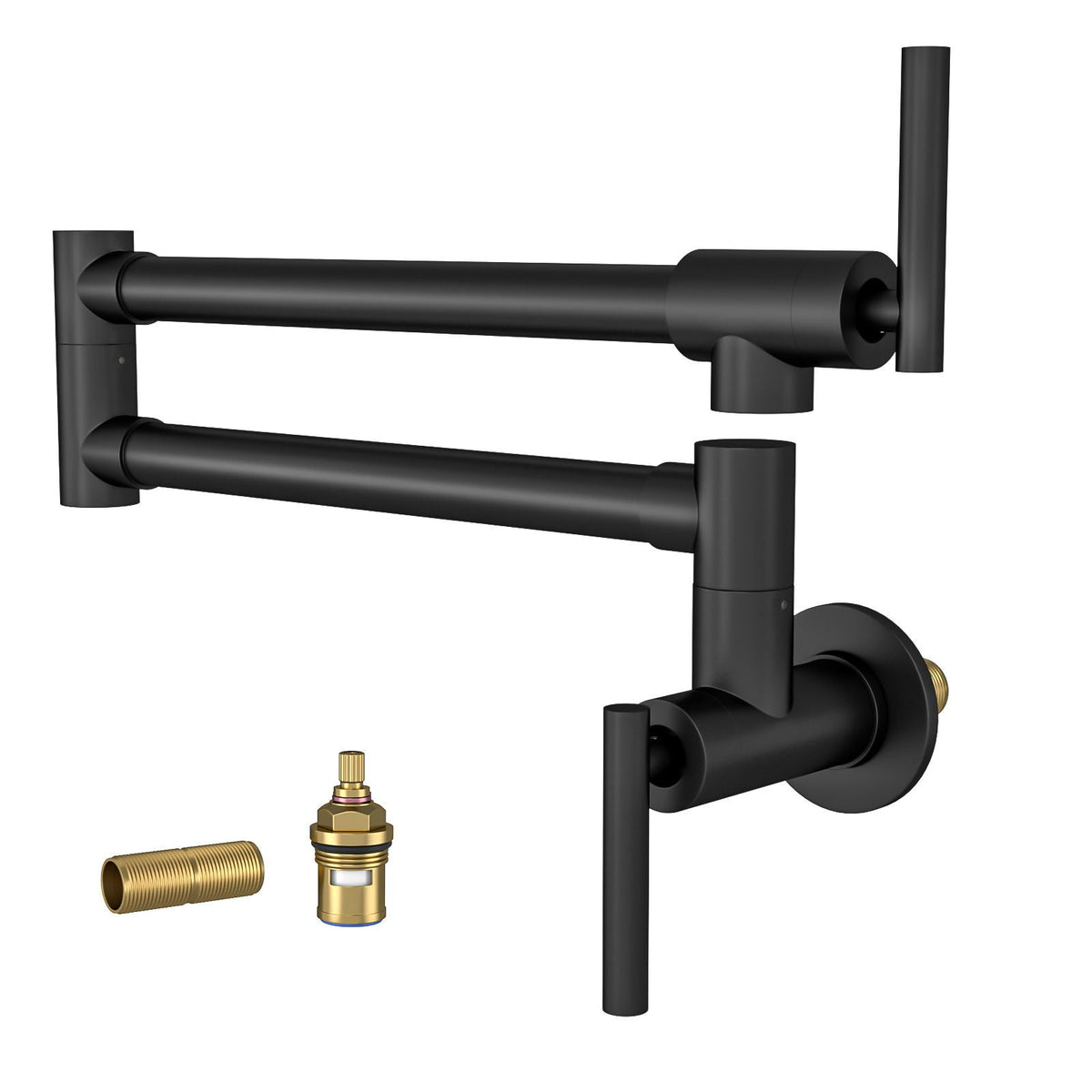 Modern Design Wall Mount Pot Filler Faucet Folding Stretchable, photo 2 of 13