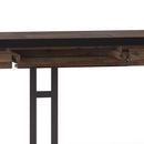Erina - Large Desk - Rustic Natural Aged Brown by HouseOfZazla