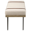 Karis - Upholstered Accent Bench - Beige