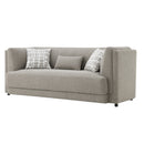 Glenda - Sofa With 3 Pillows - Gray by HouseOfZazla