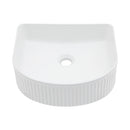 Vessel Bathroom Sink With Design - White