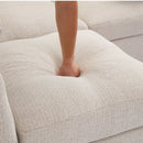 Sectional Sofa Modular U-Shaped With Ottoman & USB Ports