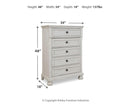 Robbinsdale - Five Drawer Chest - Youth - Antique White