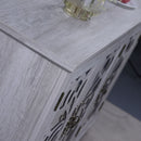 3 Door Mirrored Sideboard Cabinet With Adjustable Shelves