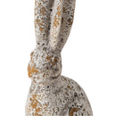 Weathered Cement Rabbit Statue