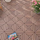 Durable Plastic Interlocking Deck Tiles, Waterproof Outdoor And Indoor Use by HouseOfZazla