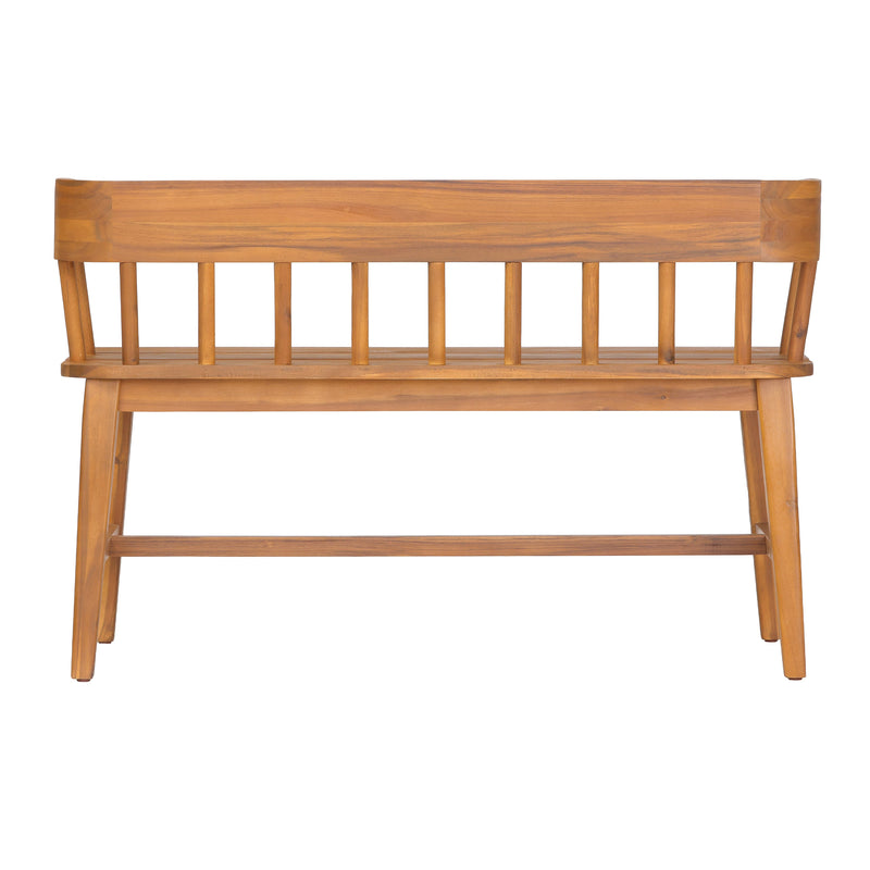 Bramley Outdoor Acacia Wood Bench, photo 8 of 10